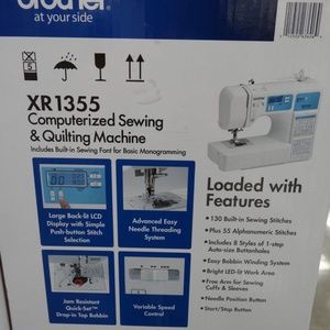 Computerized Sewing Machine: Brother XR1355 New!
